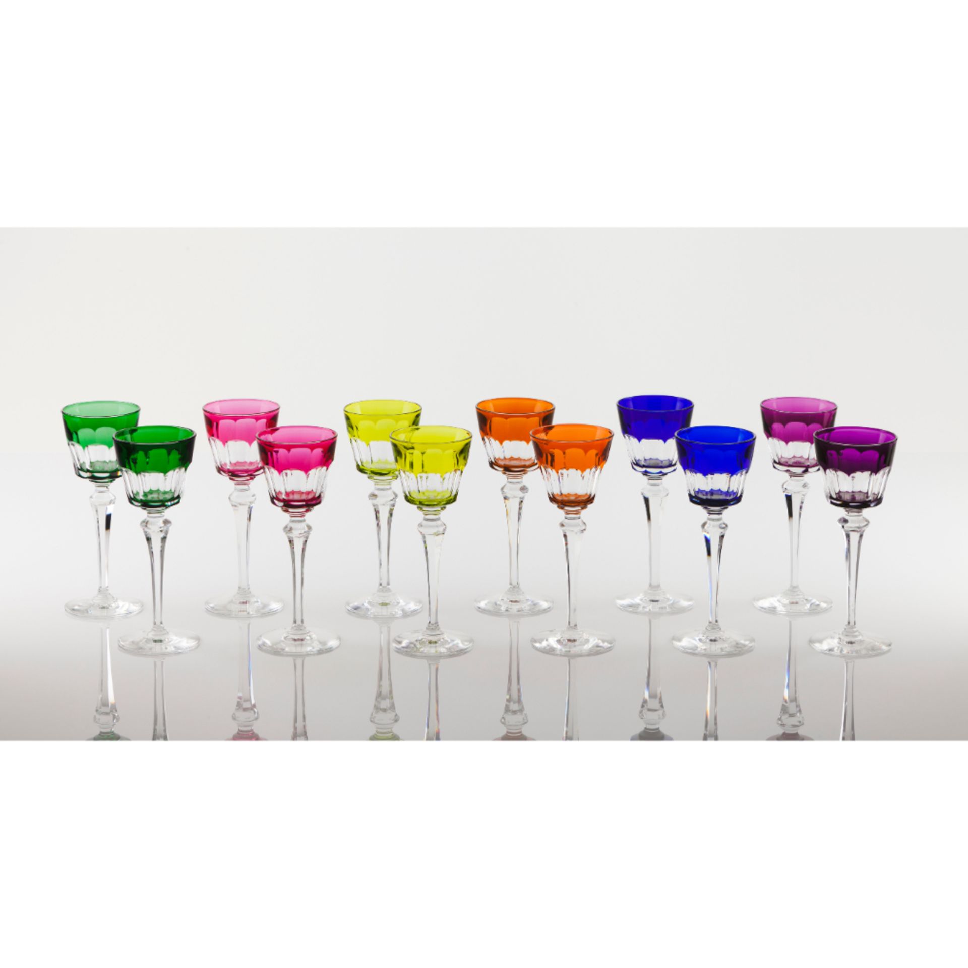 A set of 12 "Roemers" glasses