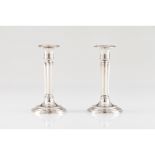 A pair of neoclassical candlesticks