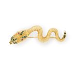 A snake brooch