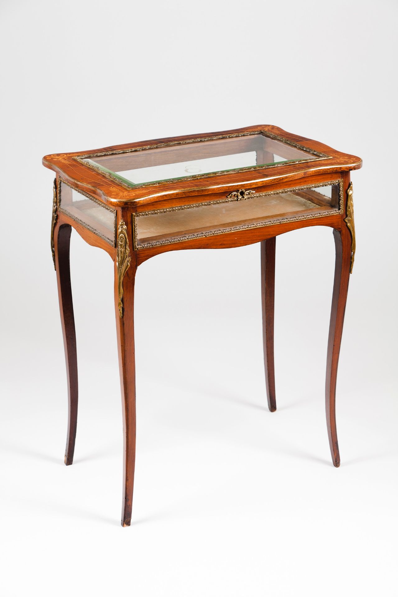 A Louis XV table display case