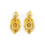 A pair of "Rainha" earrings