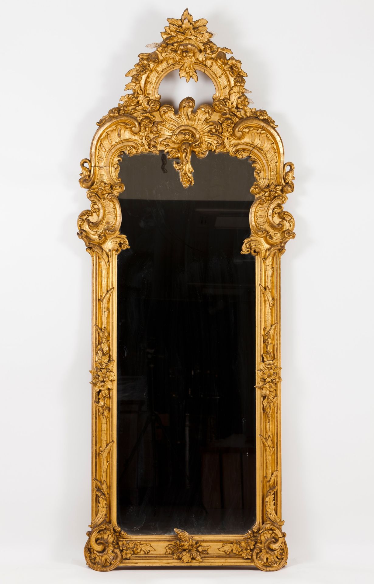 A pair of large mirrors