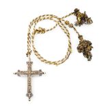 A important reliquary crucifix