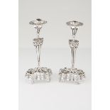 A pair of candlesticks