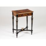 A Napoleon III sewing table