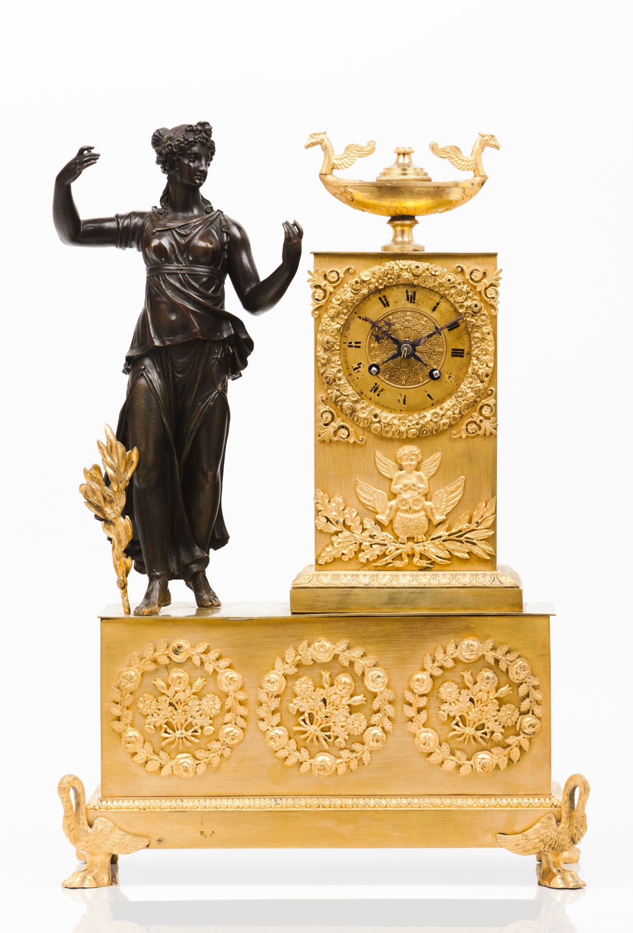 An Empire table top clock