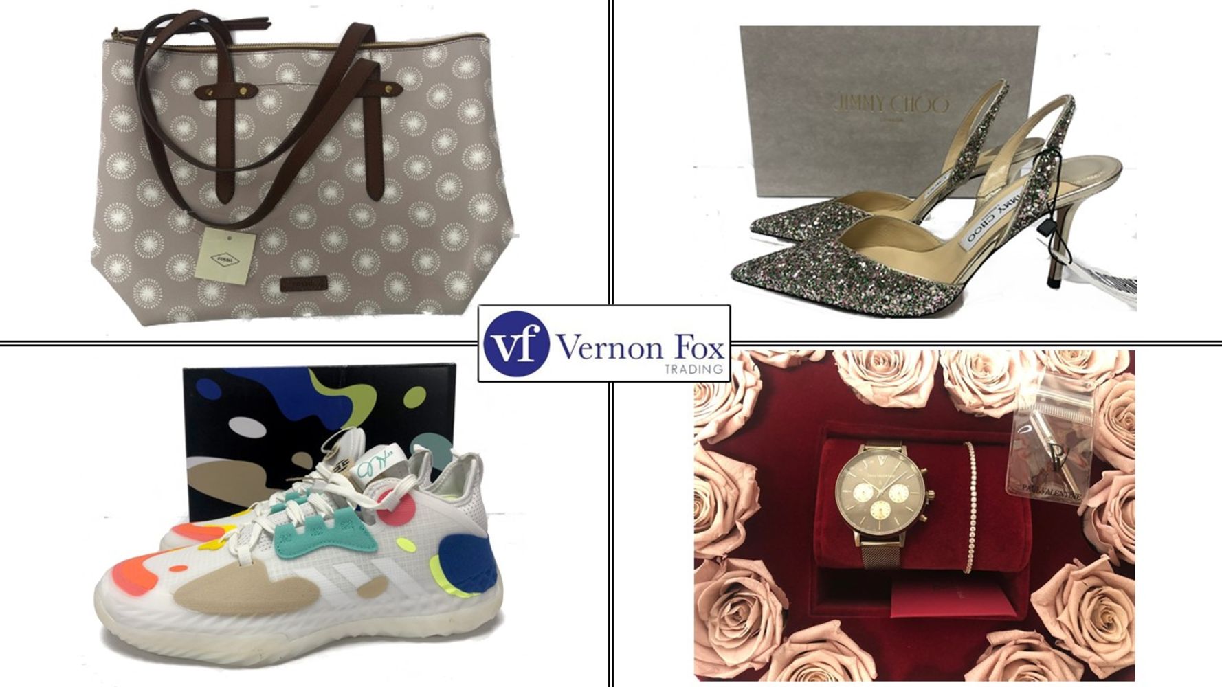 TIMED ONLINE AUCTION: Huge Collection of Fashion and Accessories to include Bags, Clothes, Shoes, Trainers, Jewellery and more. FREE UK DELIVERY