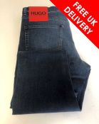 Hugo Boss Regular fit Jeans in Mid-Blue, 34/32