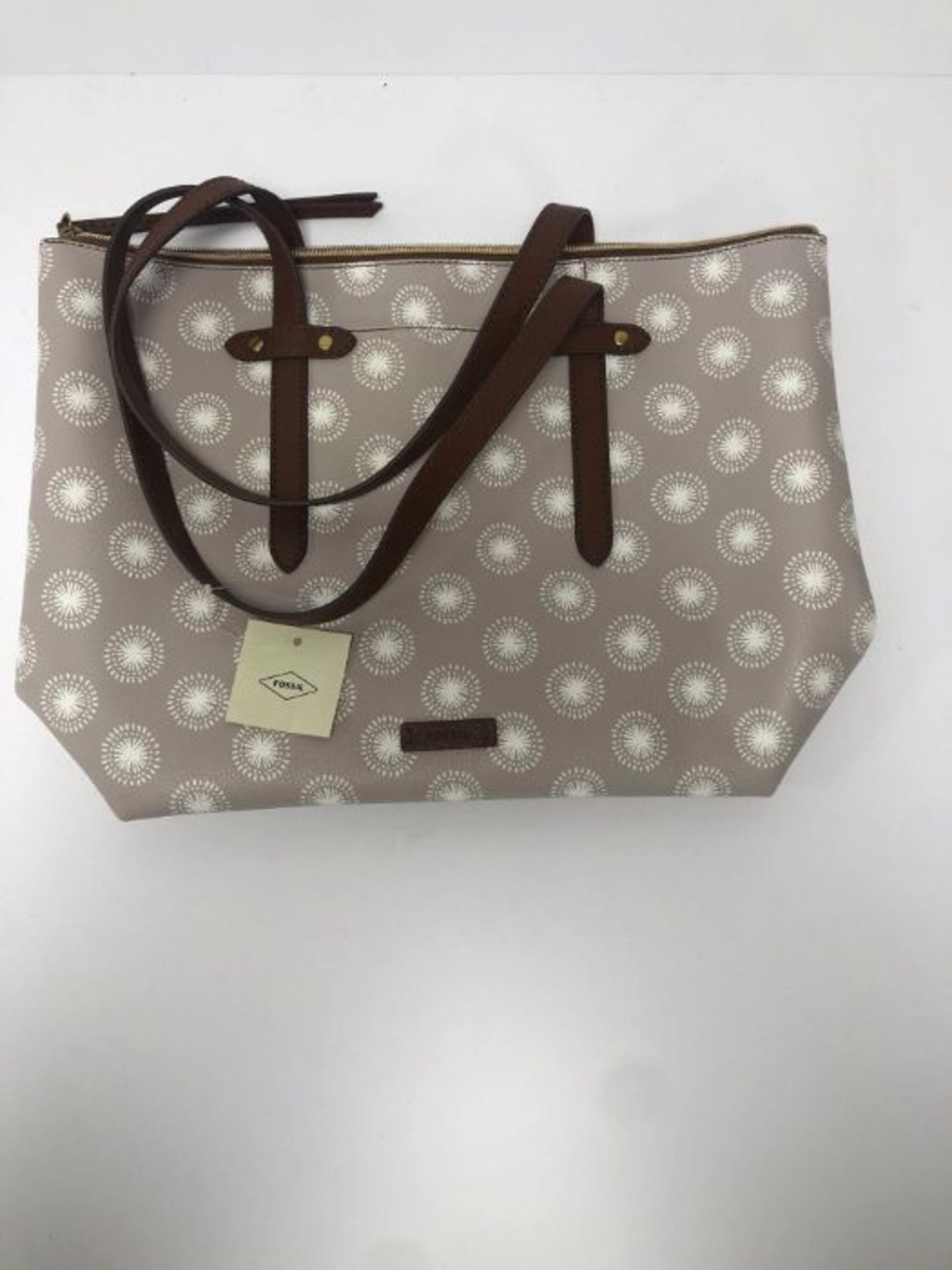 Fossil Felicity Tote Grey/White - Image 2 of 2