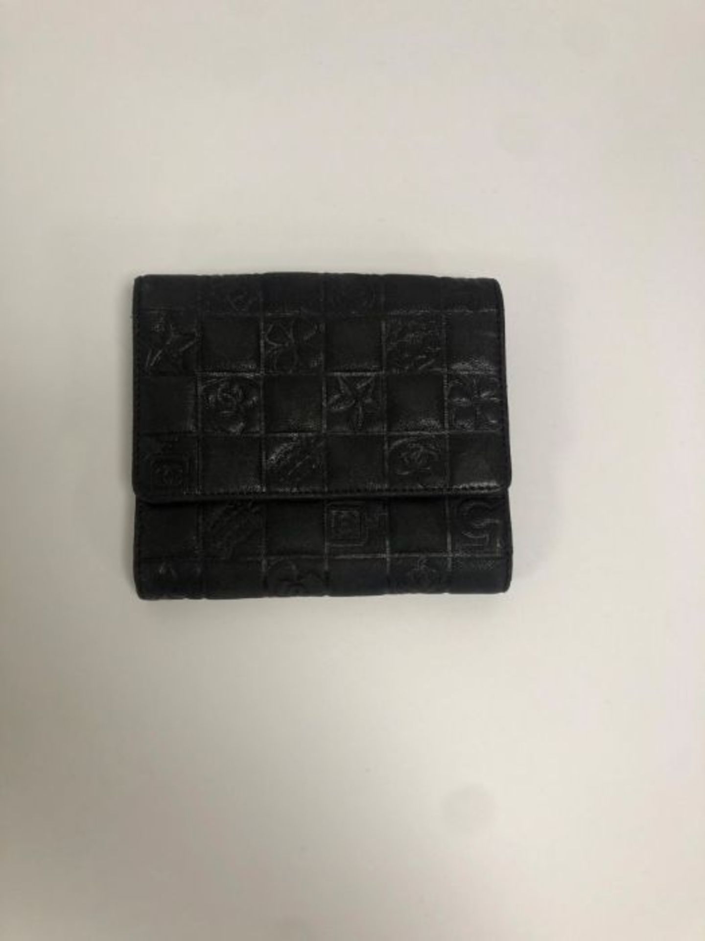 Chanel Black Leather Purse, Boxed, Some signs of use - Image 2 of 4