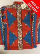 Holly Golightly HG Patchwork Jacket, Blue, Size XS and Nylon Rain Bag