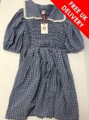 Shrimps Gingham Check mini dress, Size 10