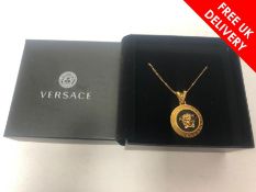 Versace Gold Medusa Pendant Necklace