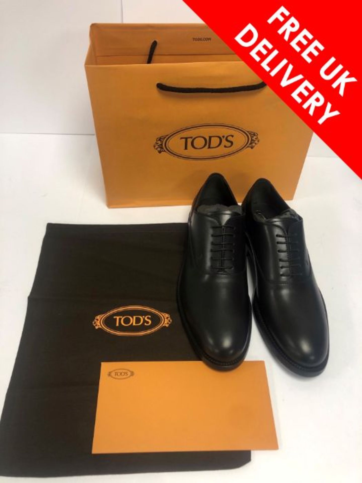 Tod's Mens Shoes, Francesina Fondo Cuoio, UK 9