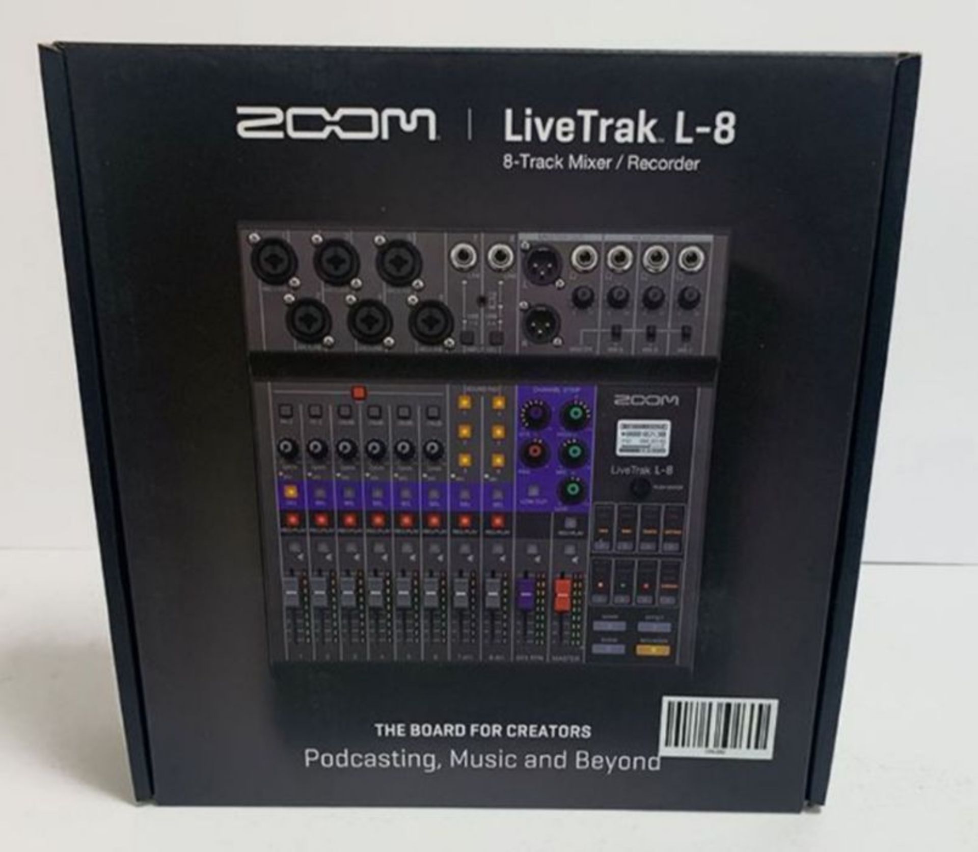 Live Track L-8 Mixer, Recorder, Podcaster - Image 2 of 2