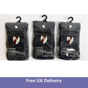 Three Packs of 3 Pairs of Kingsland Lightweight Riding Socks