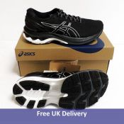 Asics Women's Running Trainers, Black/Purple & Silver, Size 4