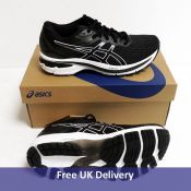 Asics Women's GT 2000 9 Running Shoe, Black and White, UK 5