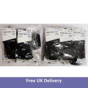 A bundle of Eleven Asics Made for Sport Unisex 3 Pack Crew Socks