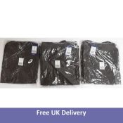 Ten Asics Men's Sport Run Top Dark Grey, 2x Size 2XL, 5x Size XL and 3x Size S