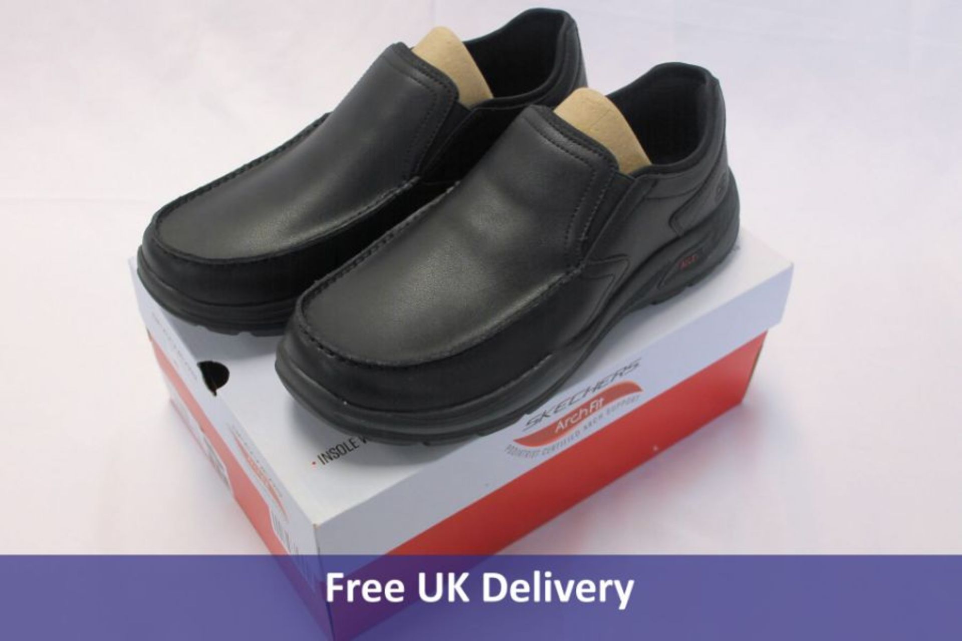Sketchers Arch Fit Motley Mens Shoes, Black, Size UK 10
