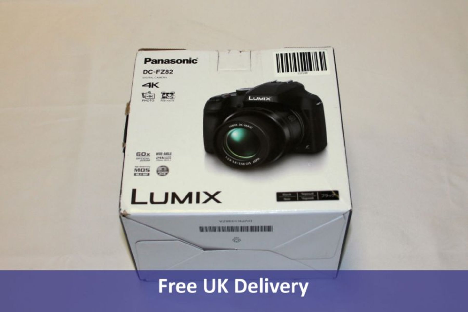 Panasonic LUMIX DC-FZ82 Digital Camera, Black