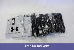 Eight pairs of Under Armour EU Performance Taper Shorts