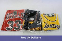 Three Jerseys to include NBA Swingman, NBA Lakers