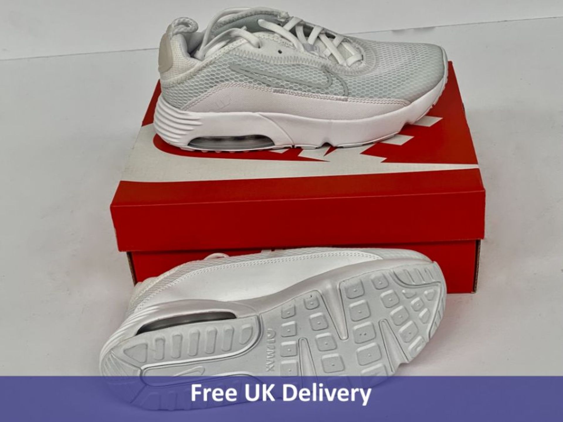 Nike Child's Air Max 2090 PS Trainers, White, UK 2.5