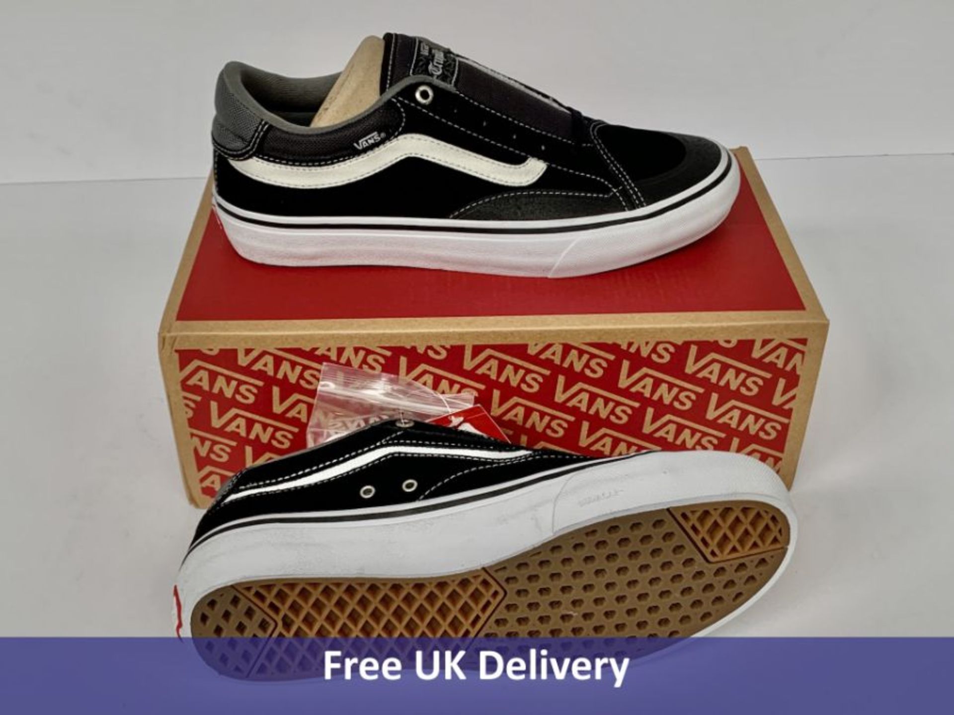 Vans Men's TNT Advanced Prototype Trainer, Black & White, UK 8