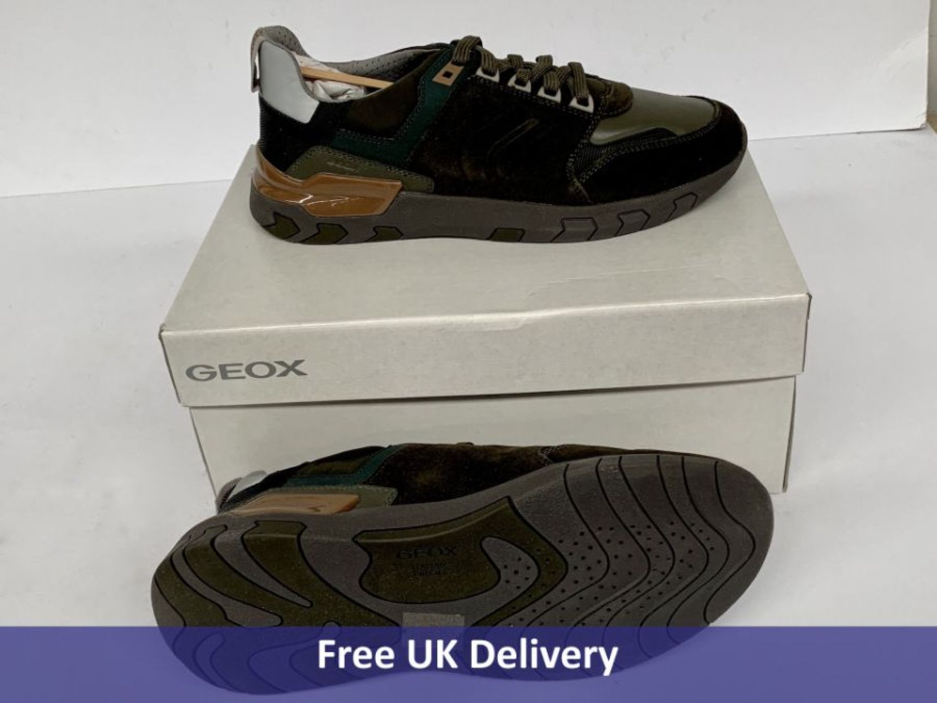 Geox Men's U Grecale A Sneaker, Mimetic, UK 9