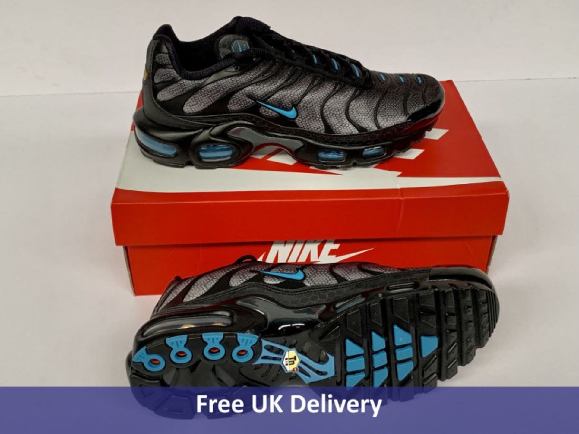 Nike Air Max Plus TN Trainers, Unisex, Black, UK 7