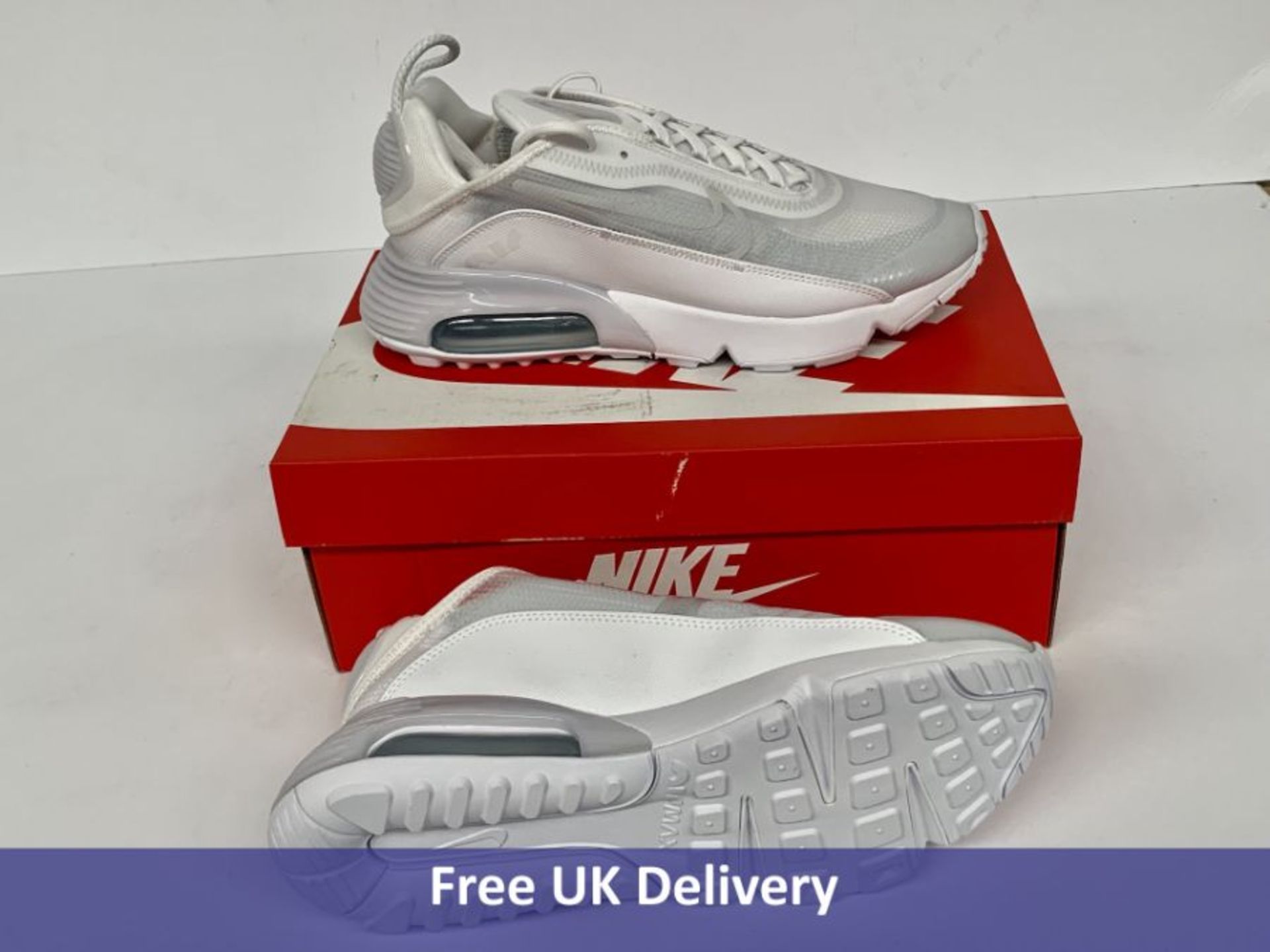 Nike Air Max 2090, Men's, Triple White, UK 8.5