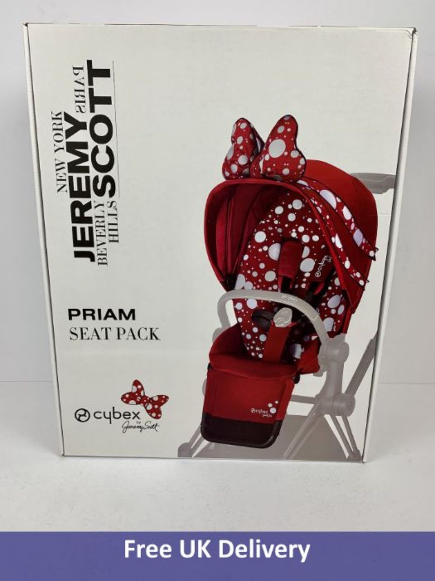 CYBEX Priam Seat Pack by Jeremy Scott, Petticoat Red