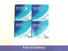 Four Dailies AquaComfort Plus ONE Day Contact Lenses 90 in pack