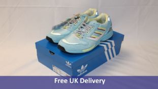 Adidas ZX 8000 Women's Trainers, Sky colour yellow/pink highlights, UK 6.5