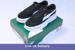 Puma Deva Suede Women's Trainers, Black-Marshmallow, UK 4