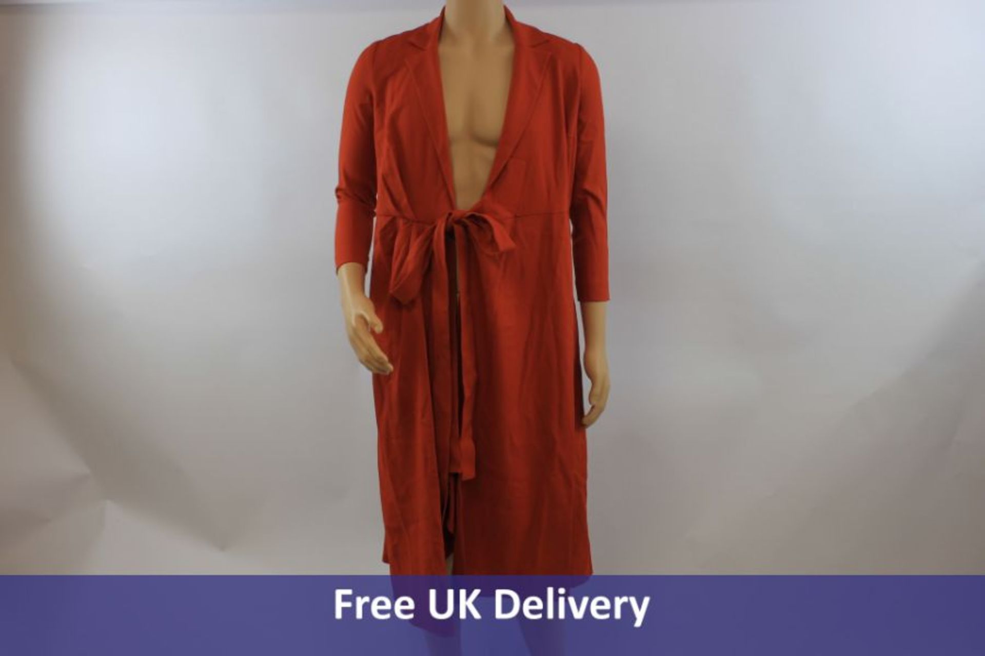 The Fold Avignon Dress, Burnt Orange, UK 6