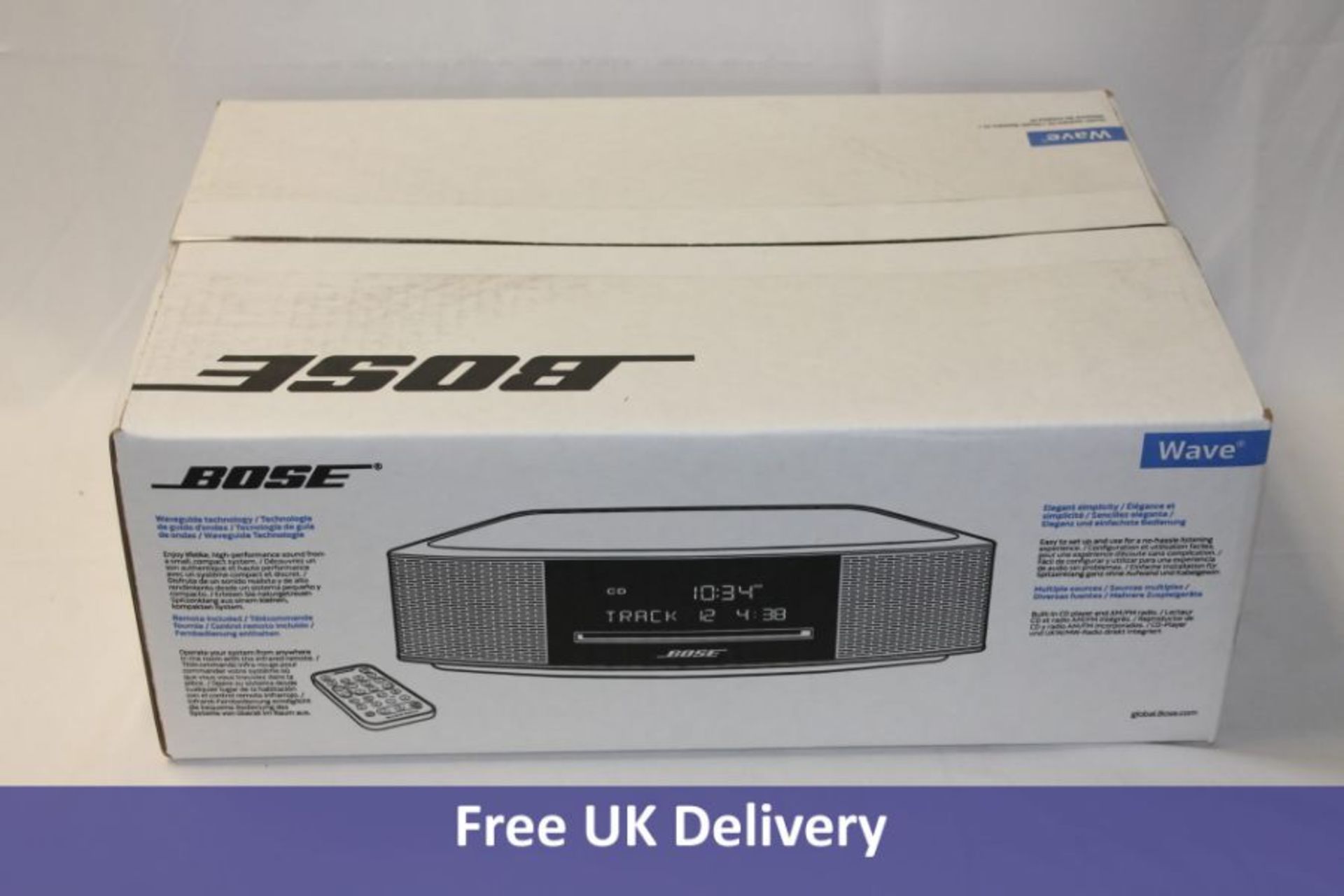 Bose Wave Music System IV DAB, Black, 230V UK