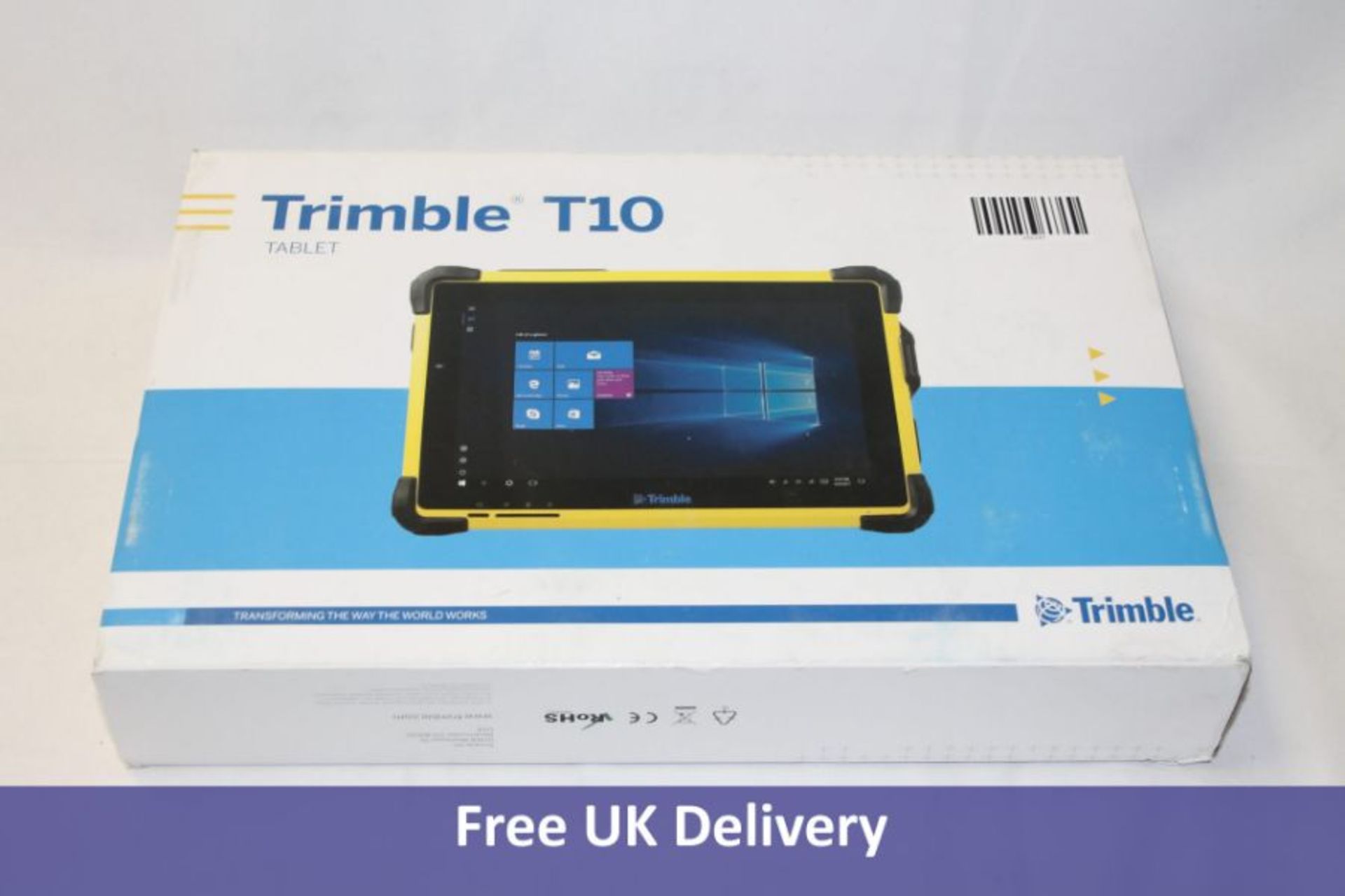 Trimble T10 Tablet PC with Integrated GNSS/SBAS receiver, Windows 10 Enterprise, 10.1" Screen, AC-DC