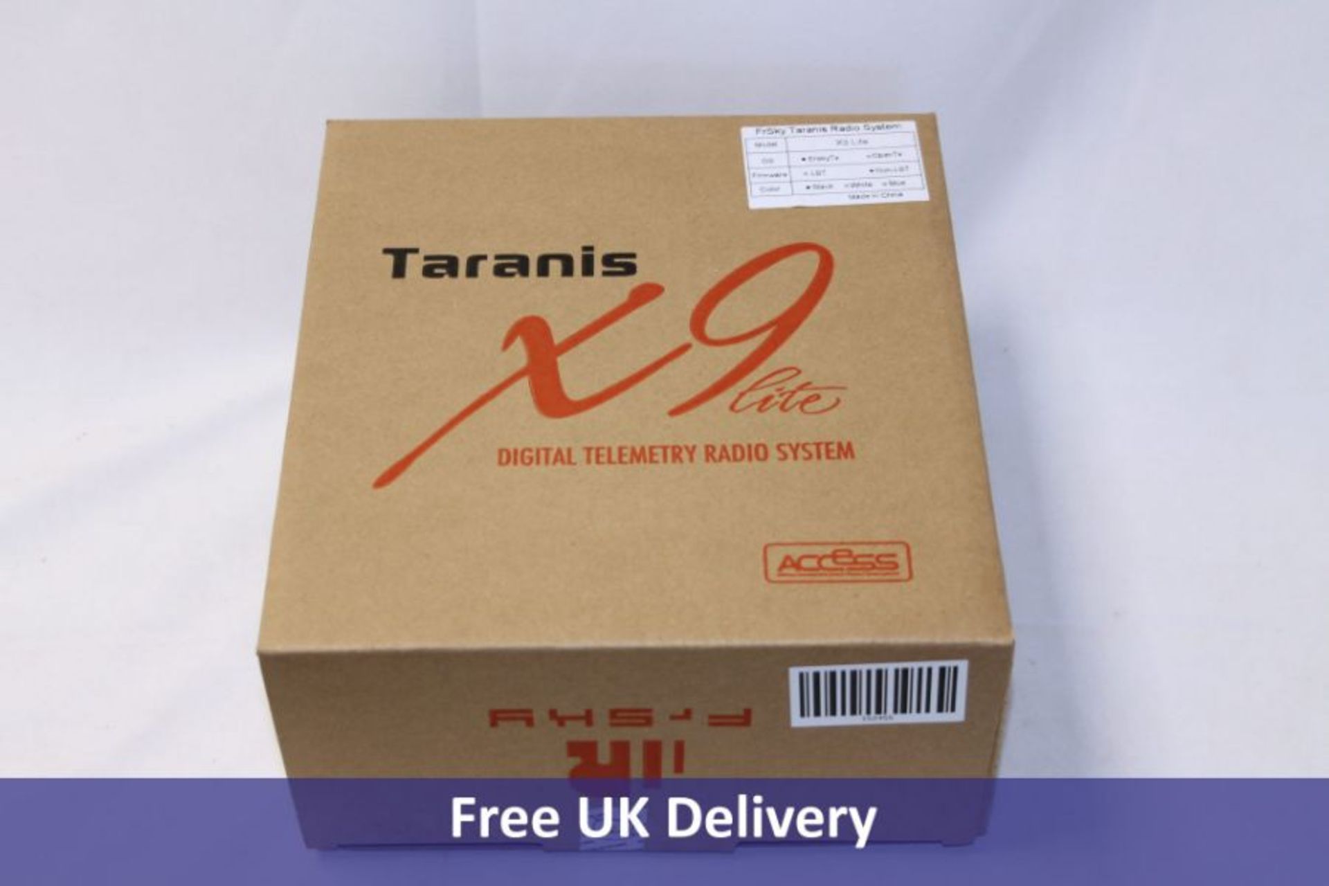 Two Taranis Radio Control items to include 1x X9 Lite Digital Telemetry Radio System Controller, Ers