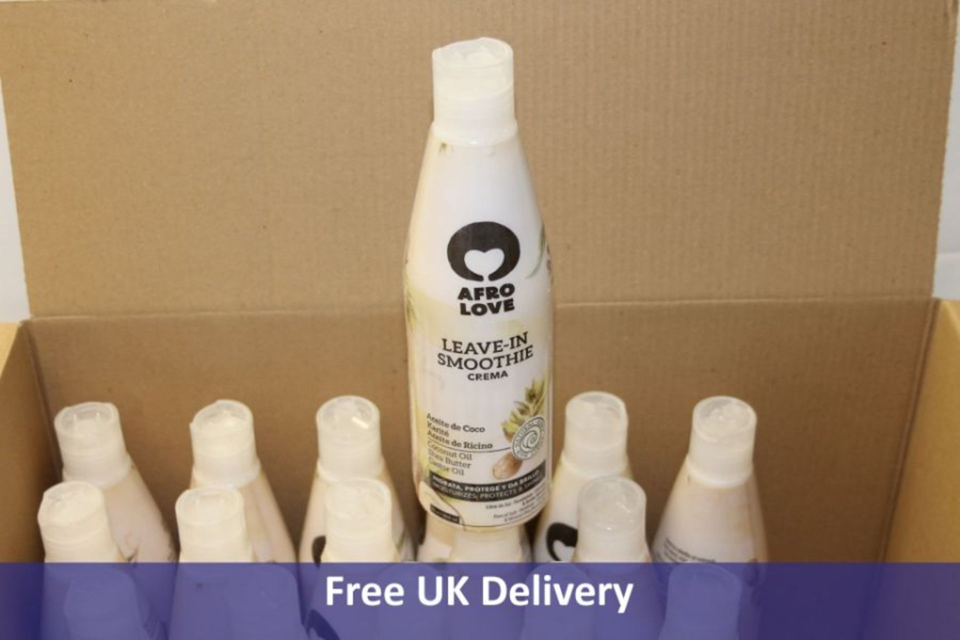 Twenty nine bottles of Afro Love Leave-In Smoothie Crema Conditioner