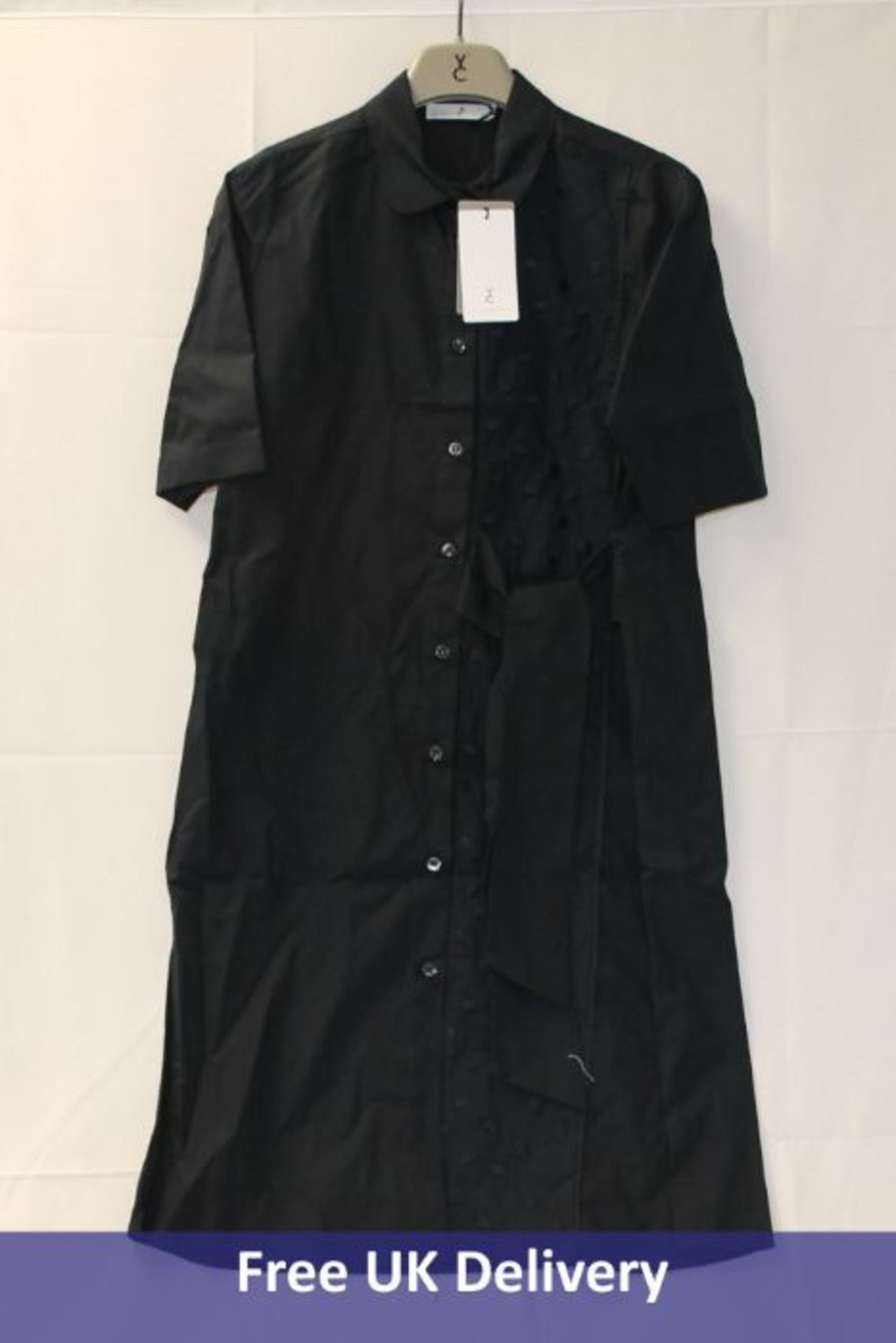 Whyci Milano ladies clothes to include 3x Camicione Block 100% cotton dresses, Black, Sizes EU 40, 4 - Image 2 of 5