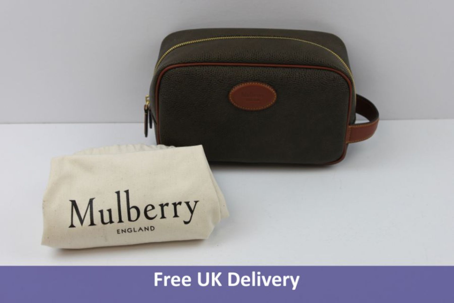 Mulberry Scotchgrain Wash Bag