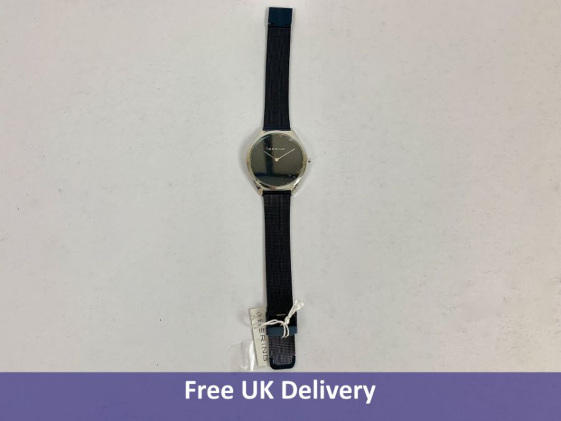 Bering Unisex Bracelet Watch, Blue Mesh