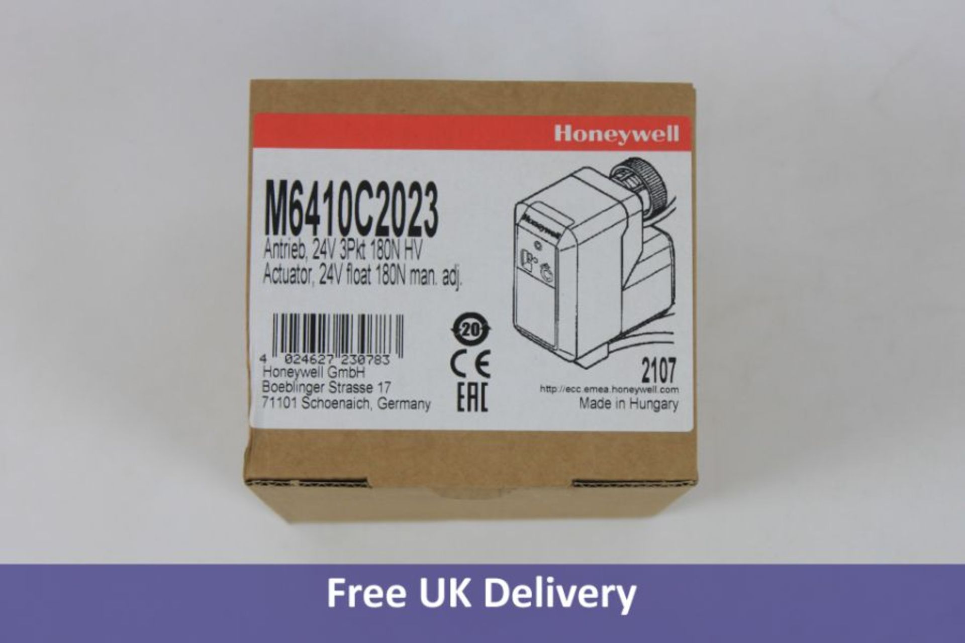 Honeywell M6410C2023 Actuator + Manual Override 24v 180N