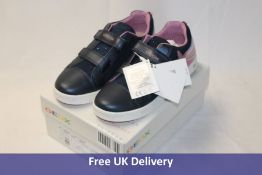 Geox Kids Shoes to include 1x Geox J Skylin G. C. SH.Tex + Prl GBK Girl's Shoes, Navy, UK 1.5, 1x Ge