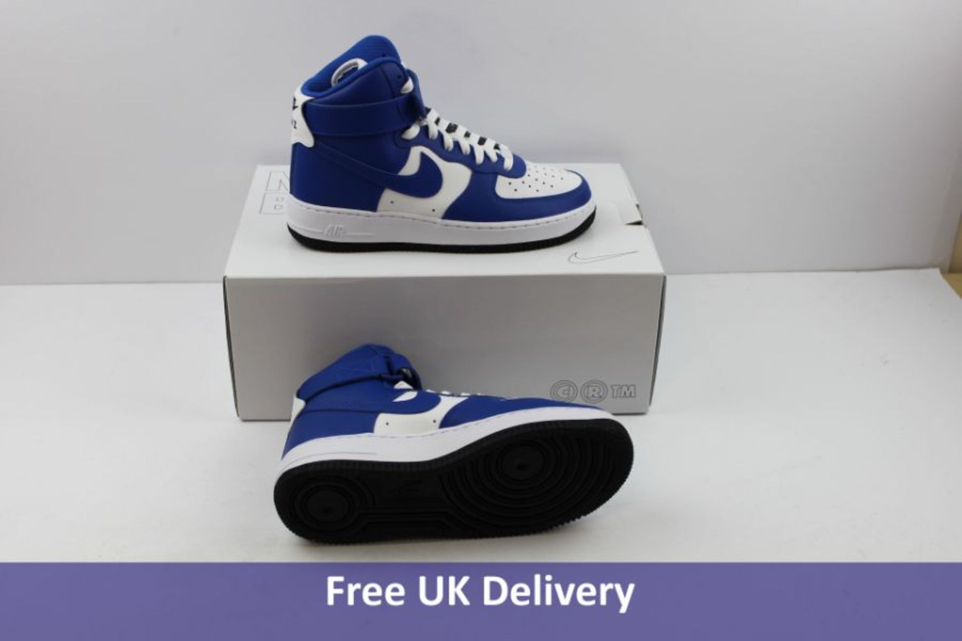 Nike By Lara Unisex High Top Trainers, Blue, UK 5.5