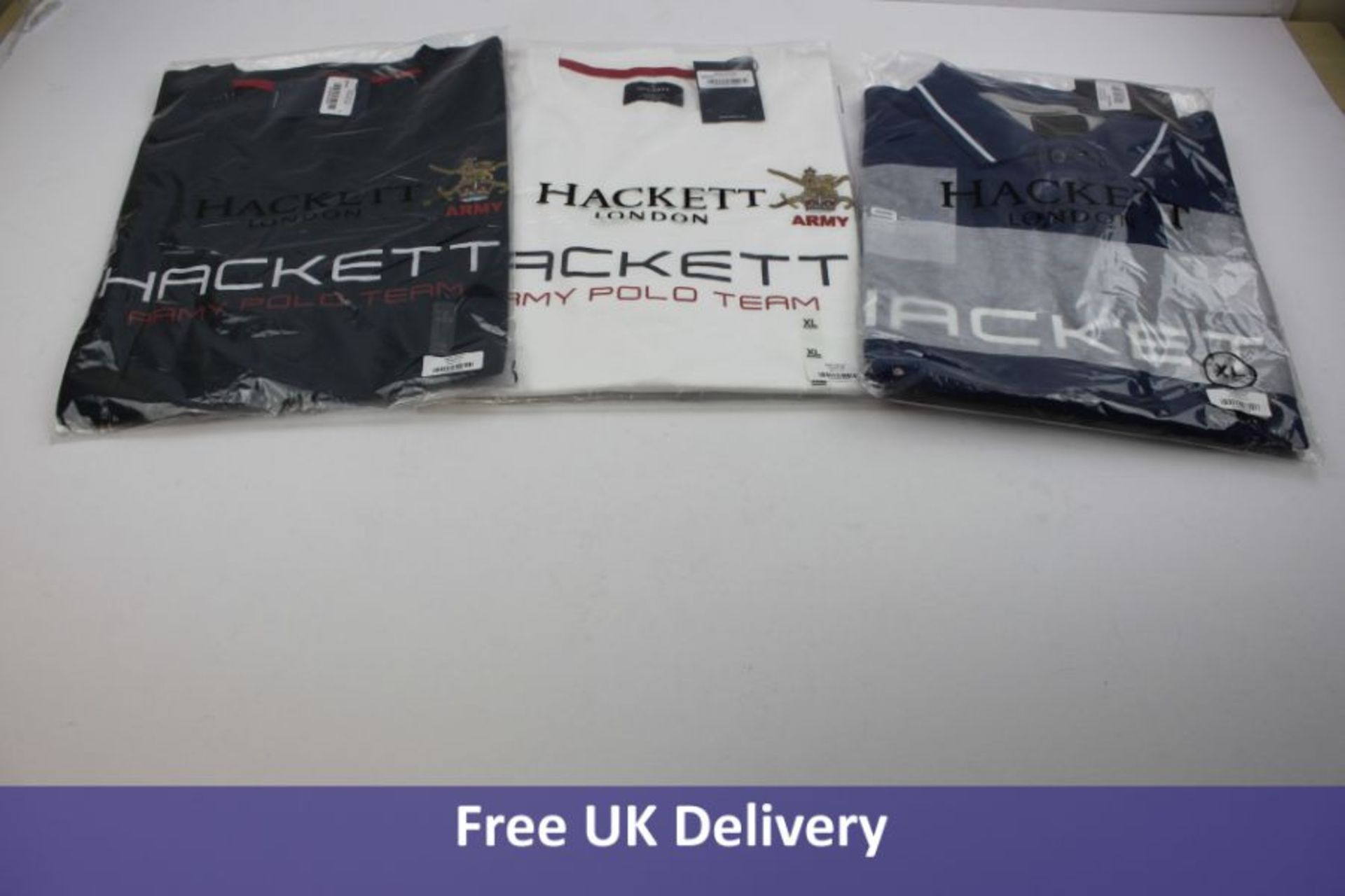 Three items of Hackett Men's Tops, Size XL