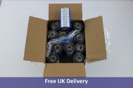 Twenty Four rolls of Clean Start Black FH Wax Resin Thermal Ribbon